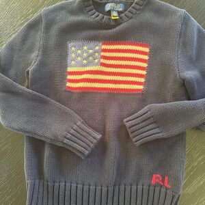 Ralph Lauren Kids American Flag Sweater
